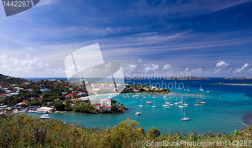 Image of Entering Cruz Bay on St John