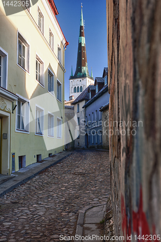 Image of Old street in Tallinn