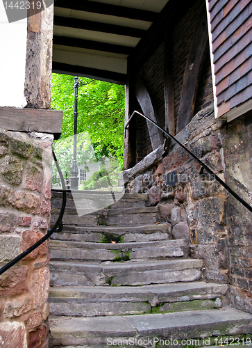 Image of Stone steps in Shrewsbury