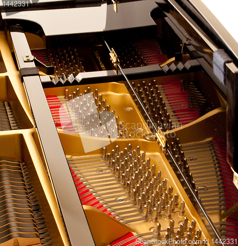 Image of Inside grand piano