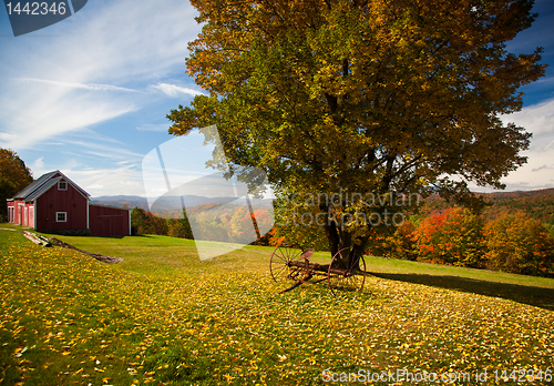 Image of Autumn view in Vermont