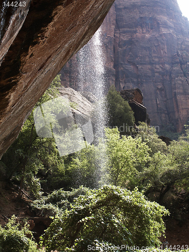 Image of Waterfall from Emerald Pools