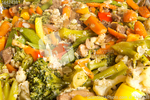 Image of Beef and vegetable stir fry