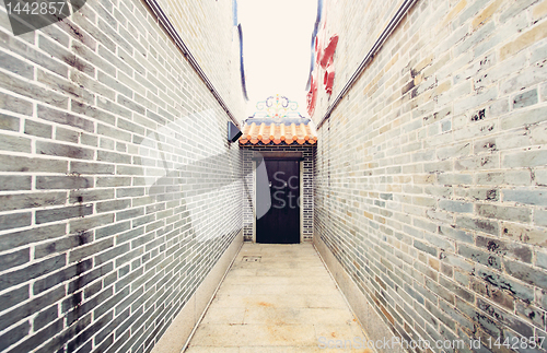 Image of Traditional Chinese architecture, long corridor