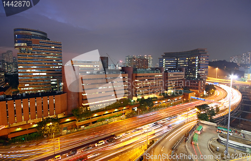 Image of downtown city night 