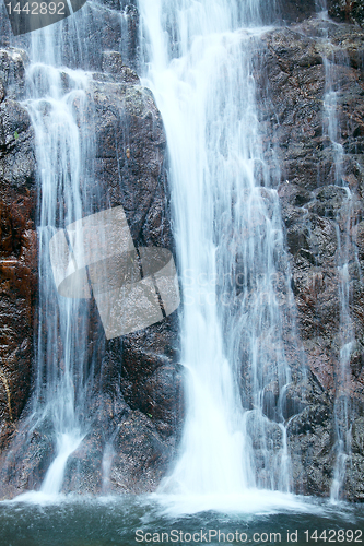 Image of Close-up of waterfall 