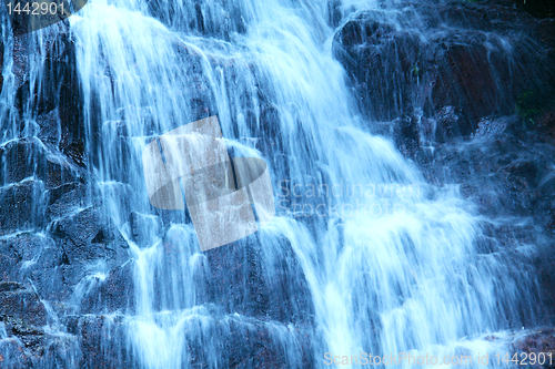 Image of Close-up of waterfall 