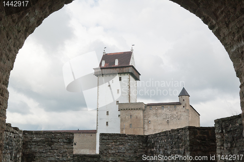 Image of herman castle in narva. estonia