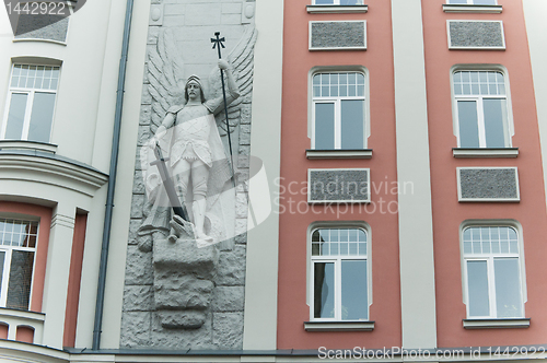 Image of Facade of the ancient house in Riga