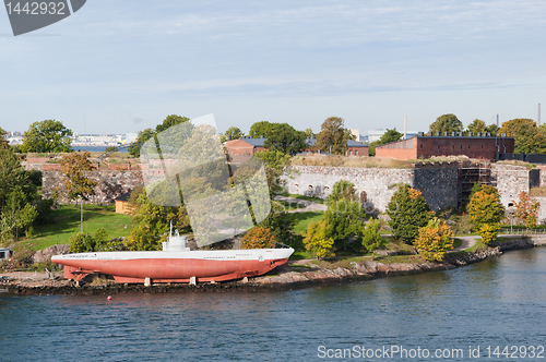 Image of Suomenlinna fortress in Helsinki, Finland