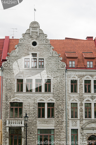 Image of Facade of the ancient house in Tallinn