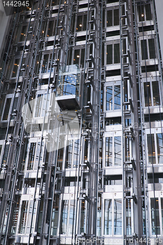 Image of Lifts in modern office building