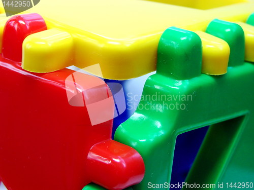 Image of Three colour cubes