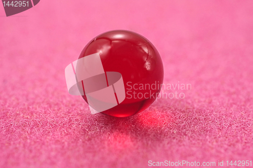 Image of Red transparent sphere