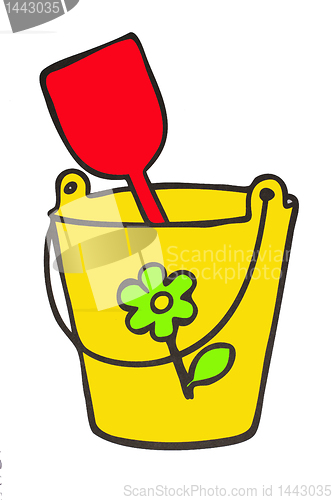 Image of Beach Bucket And Spades
