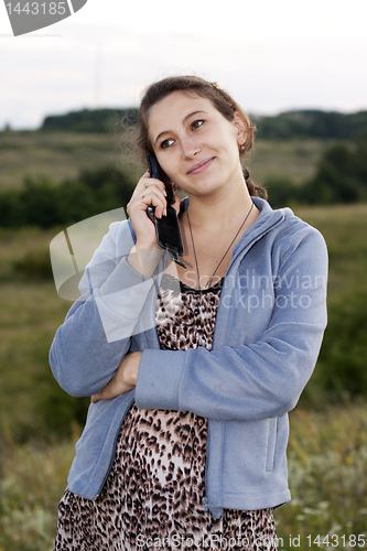 Image of Girl with phone