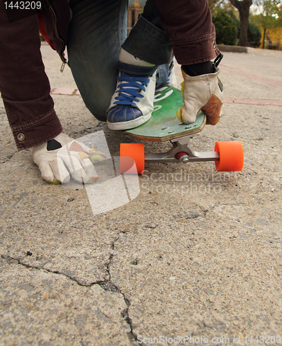 Image of skater in the park