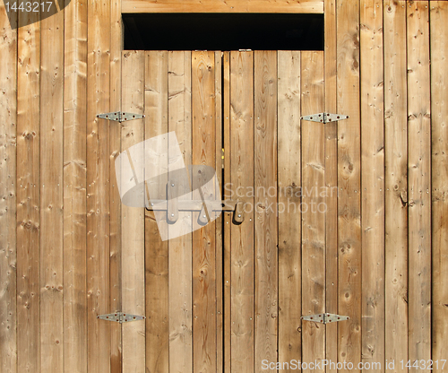 Image of wooden doors