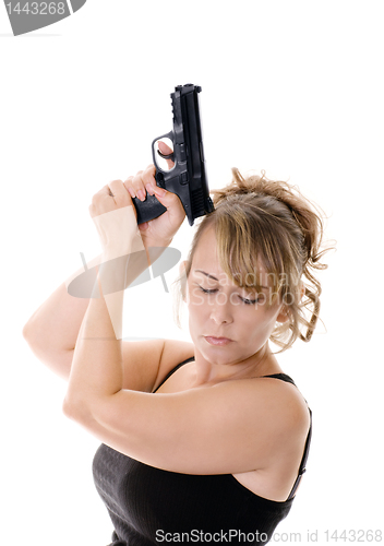 Image of Woman with gun