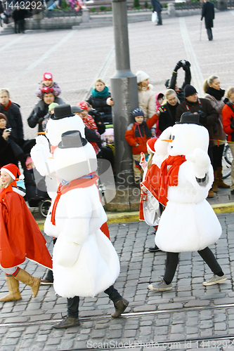 Image of HELSINKI, FINLAND - NOVEMBER 20: Traditional Christmas Street op