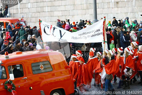 Image of Christmas Street opening in Helsinki 