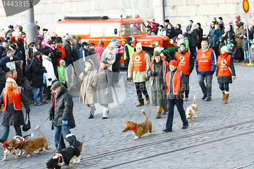 Image of HELSINKI, FINLAND - NOVEMBER 20: Traditional Christmas Street op