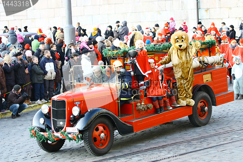 Image of HELSINKI, FINLAND - NOVEMBER 20: Traditional Christmas Street op