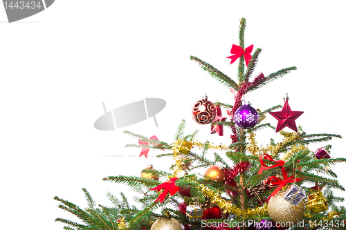 Image of decorated christmas tree