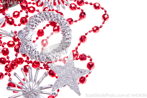 Image of christmas decoration set
