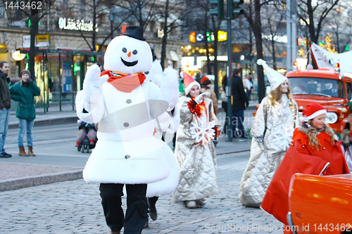 Image of Christmas Street opening in Helsinki 