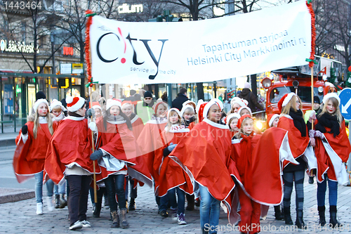 Image of Christmas Street opening in Helsinki 