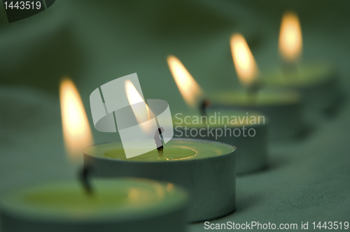 Image of green candles
