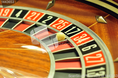 Image of roulette wheel