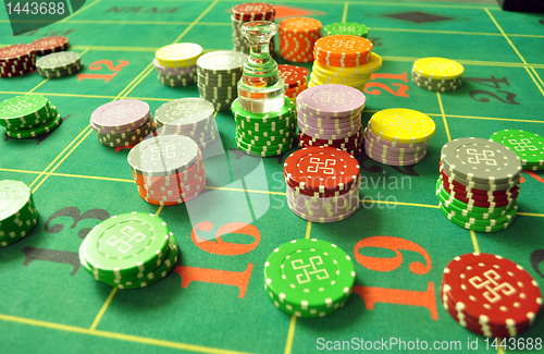 Image of casino chips