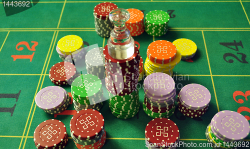 Image of casino chips