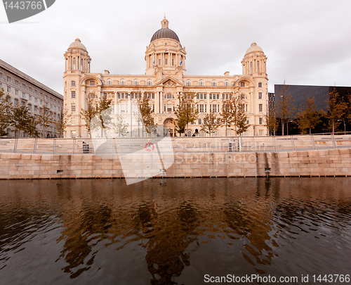 Image of Three Graces building in Liverpool