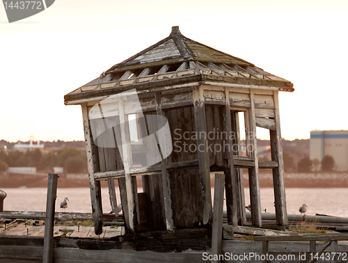 Image of Old abandoned shack by Mersey