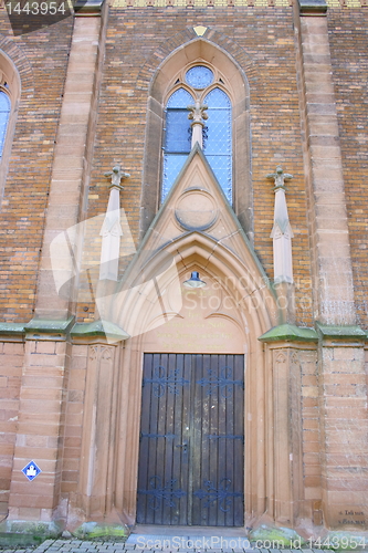 Image of Entrance of a church 
