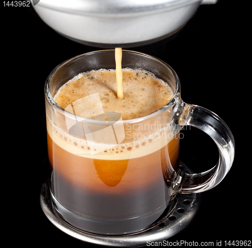 Image of Expresso Coffee in glass cup