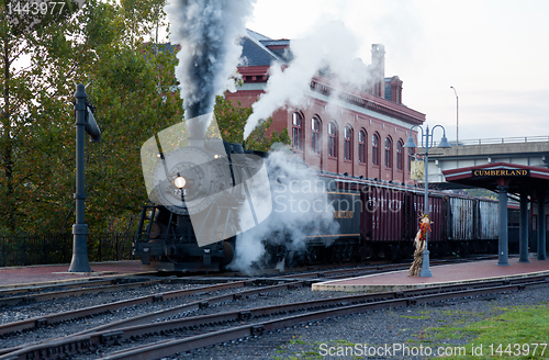 Image of Steam train in Cumberland station