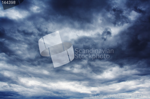 Image of clouds before the storm