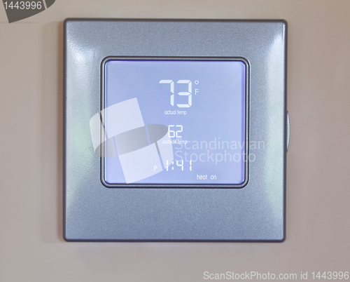 Image of Modern electronic thermostat