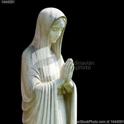 Image of Isolated statue of Mary