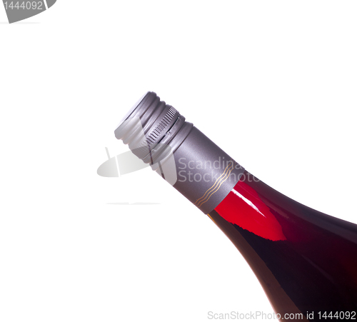 Image of Red wine in screw top bottle