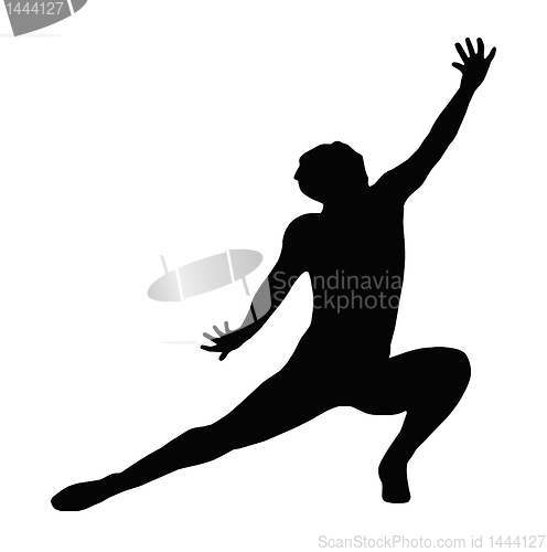 Image of Dancing Lady Kneeling Spread Leg