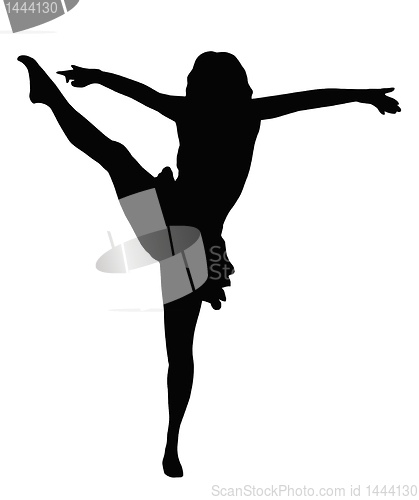 Image of Dancing Girl High Kick