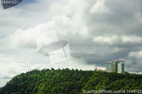 Image of Hotel and Mountain