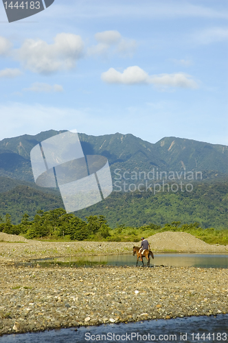 Image of Man on Horse