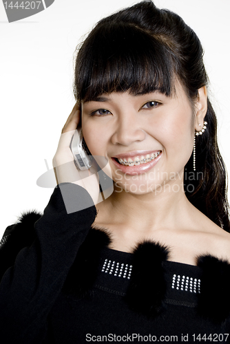 Image of Asian Woman on phone