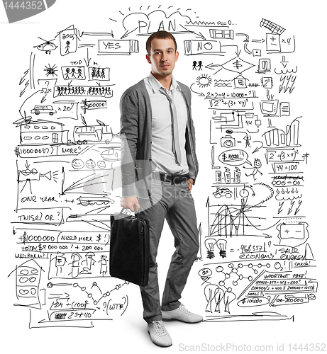 Image of businessman with bag
